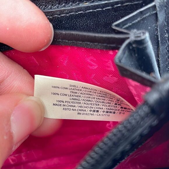 Kate Spade Wallet Large Black Zip Clossure Multi Compartment Leather Lined‎ - Picture 9 of 9